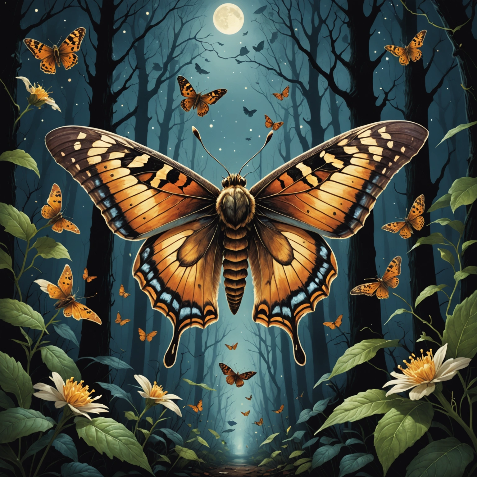 Мотыльки: Защита и трансформация в мире ночных созданий