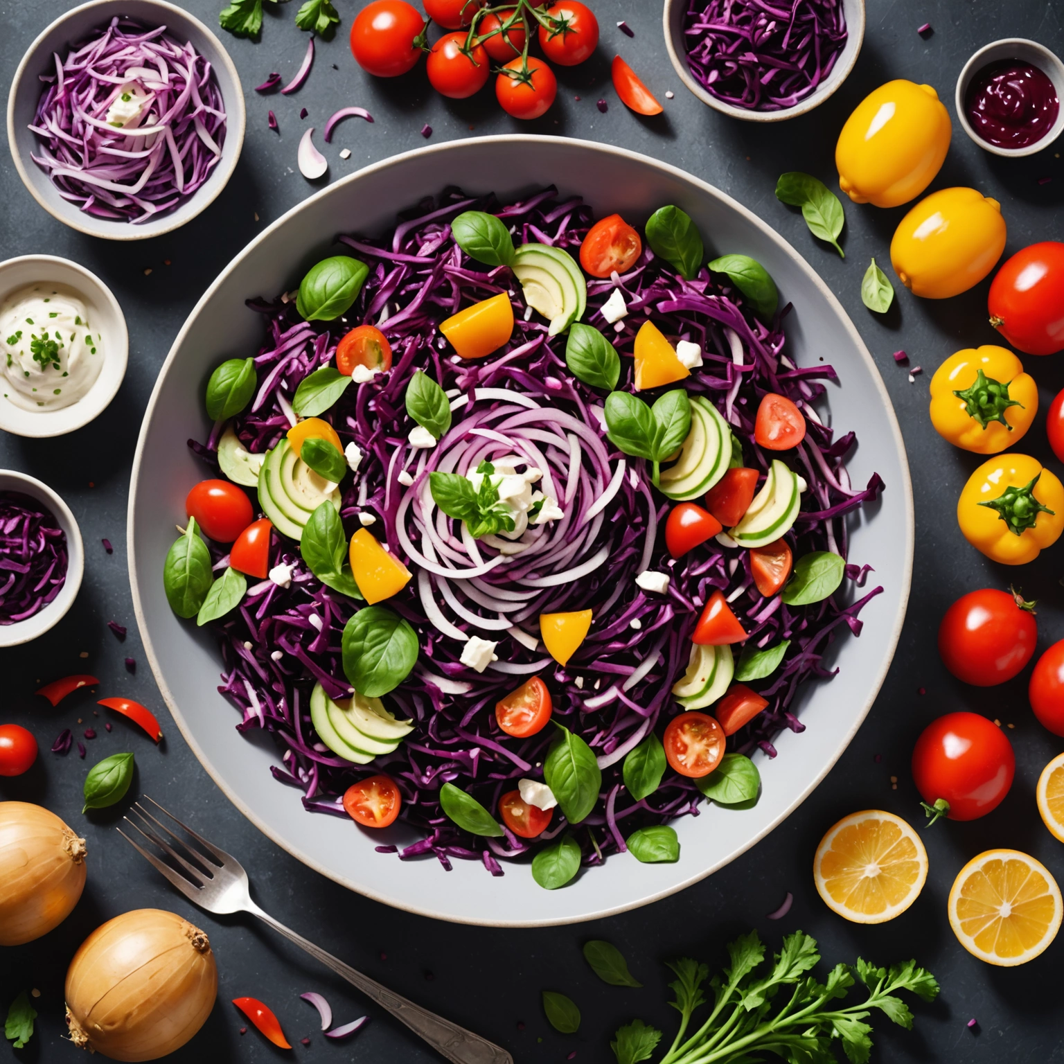 Салат с красной капустой: вкусное решение для здорового рациона