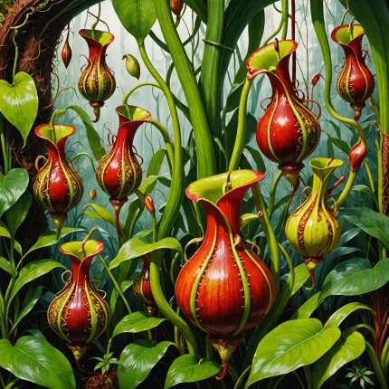 Погружение в мир природы: уникальная красота и загадки непентес раджа