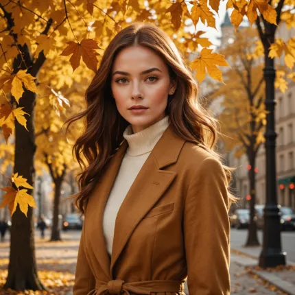 Мода и цвет: как золотистый каштан меняет представление о стиле